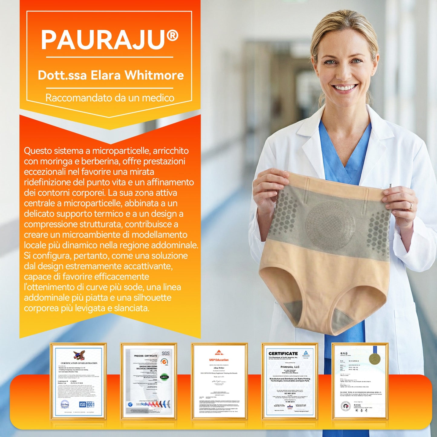 👩‍⚕️💎Negozio Ufficiale del Marchio | 𝐏𝐀𝐔𝐑𝐀𝐉𝐔®  2026 Moringa & Berberina 4‑in‑1 Micro‑Particelle Modellanti e Shorts Brucia‑Grassi
