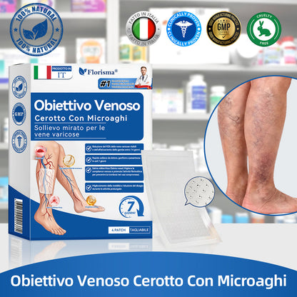 🛡️ 𝐅𝐥𝐨𝐫𝐢𝐬𝐦𝐚® 💕 Cerotto Microneedle di Grado Clinico (con Diosmina ed Esperidina) — Progettato specificamente per contrastare i capillari visibili e le vene varicose, aiutando al contempo ad alleviare la sensazione di gambe pesanti e affaticate. 👩‍⚕️